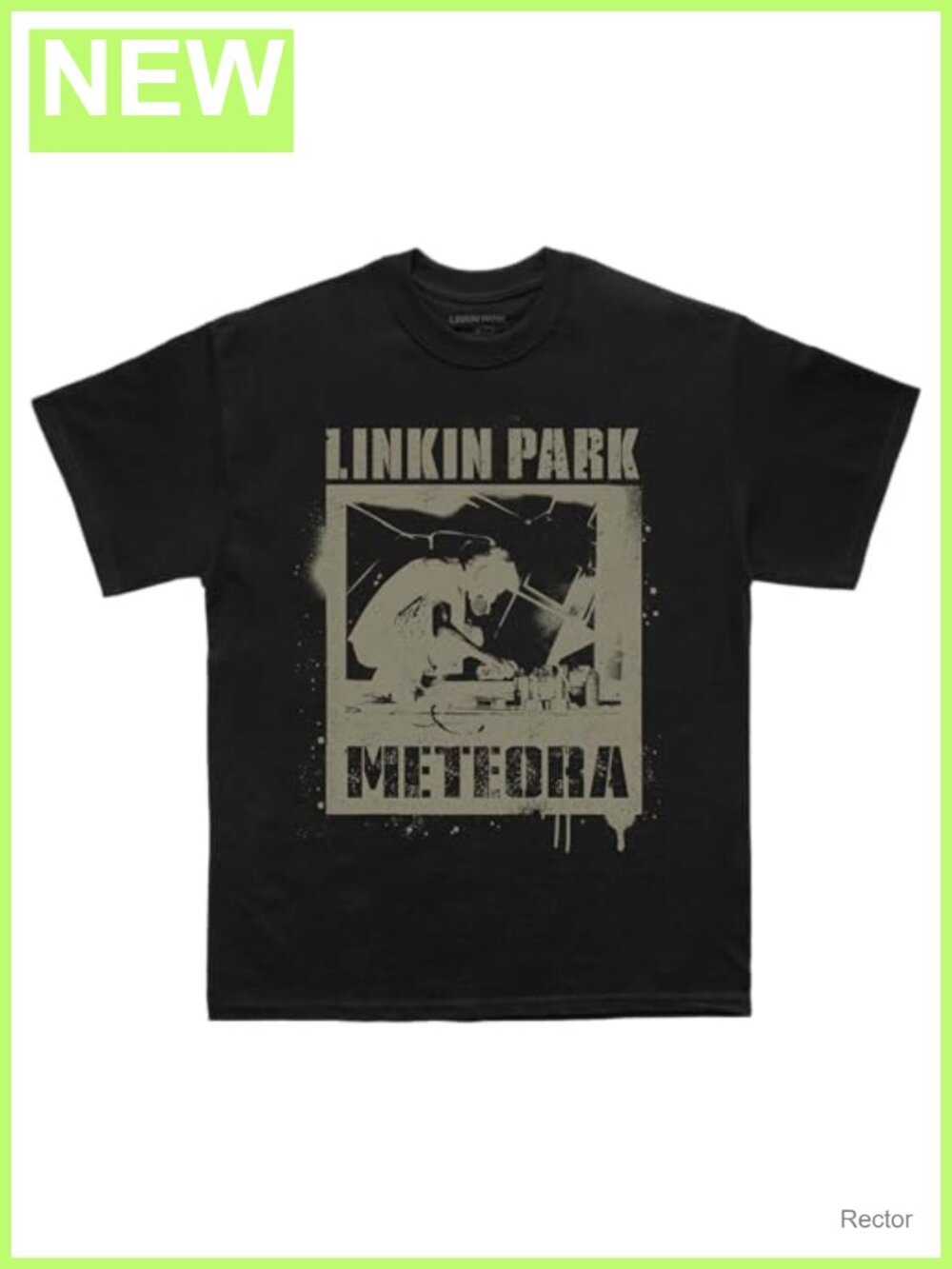 Linkin Park Meteora Tee Spray Paint Artwork Crewneck 100% Cotton Unisex T-Shirt